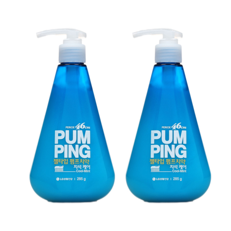 倍瑞傲派缤牙膏（冰蓝薄荷）285g*2瓶按压式牙膏