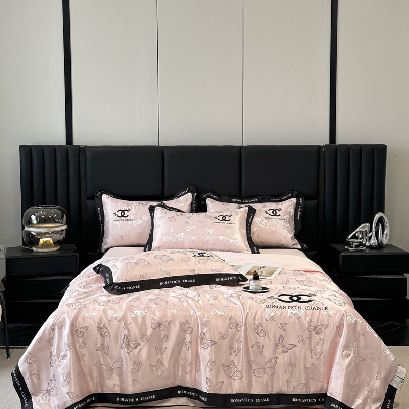 蕊絲坊家紡水洗真絲亮絲提花繡花寬邊夏被空調(diào)被