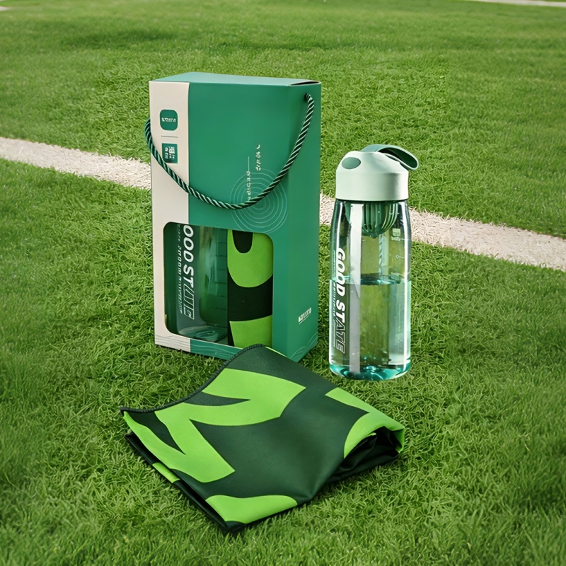 嚴選運動水杯冰巾禮盒YXHW-0026