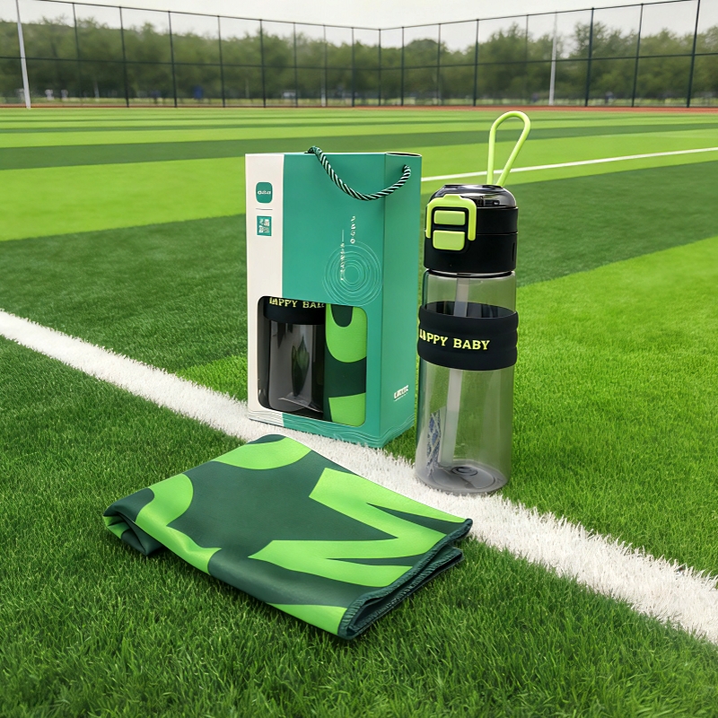 嚴選彈跳水杯運動冰巾禮盒A14B3