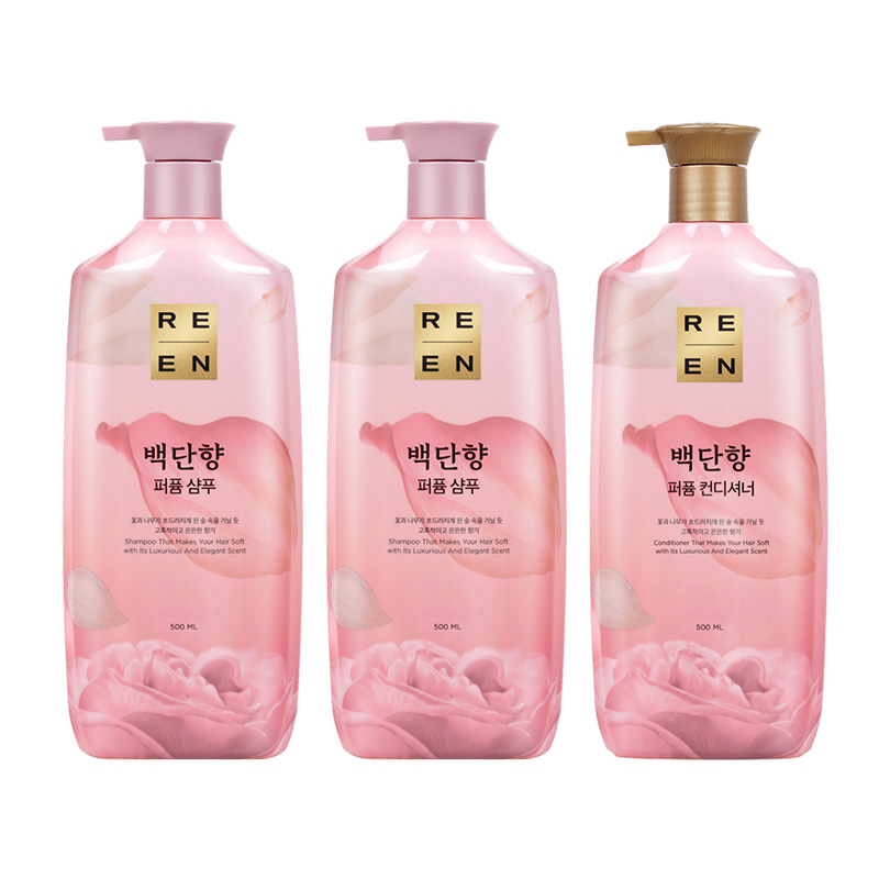 睿嫣白檀香洗发水500ml*2瓶+白檀香护发素500ml