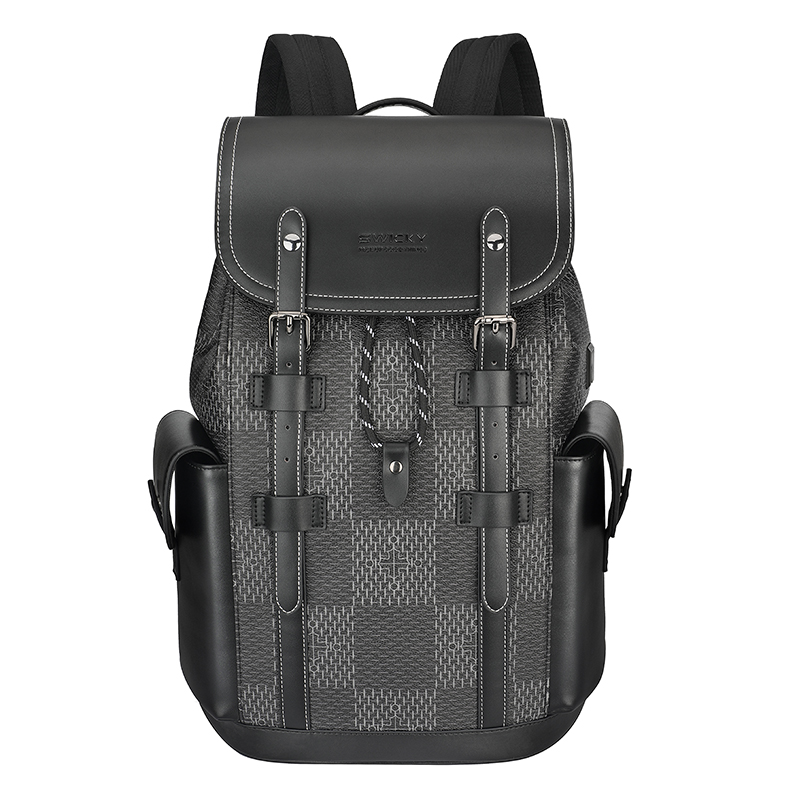 SWICKY轻奢潮流双肩背包88174黑色