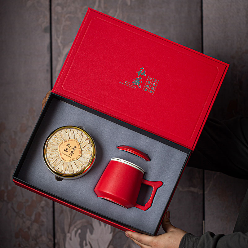 瓷語花香西洋參商務(wù)套裝