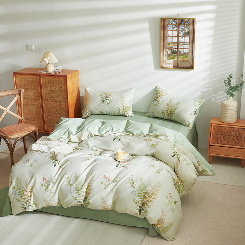 金丝莉全棉民宿四件套-花月晨夕