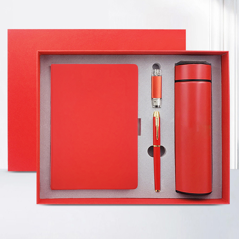 東方韻&EPOTA5硬皮筆記本保溫杯U盤筆套裝