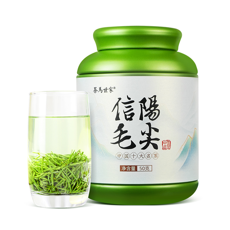 茶马世家特级信阳毛尖罐装50g
