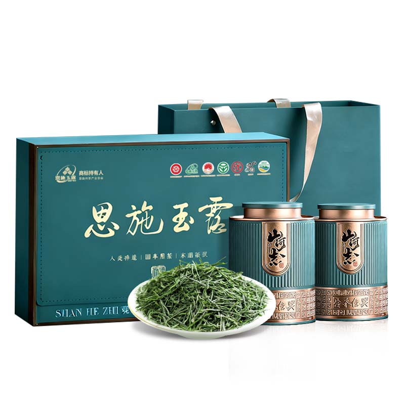 茶马世家特级恩施玉露山河志礼盒装180g