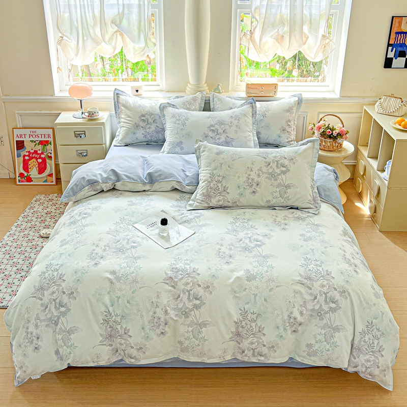 花花公子-家纺-纯棉全棉新疆棉素年棉时四件套