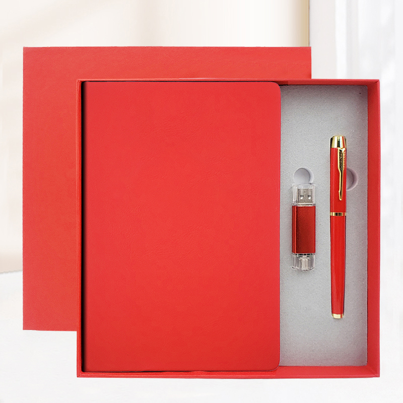 東方韻&EPOTA5硬皮筆記本U盤筆三件套套裝