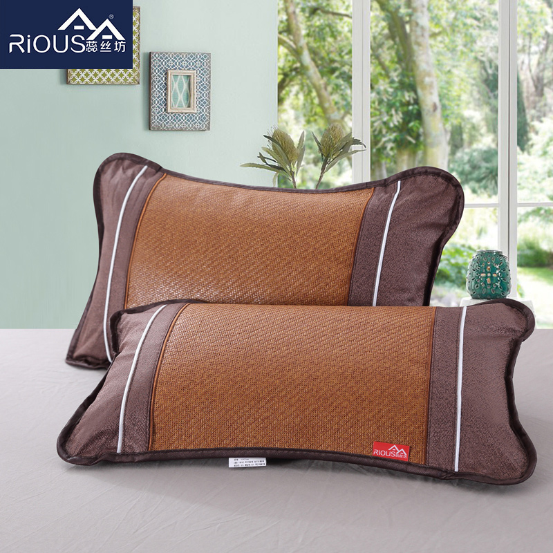 蕊絲坊家紡清香貴妃仿藤枕