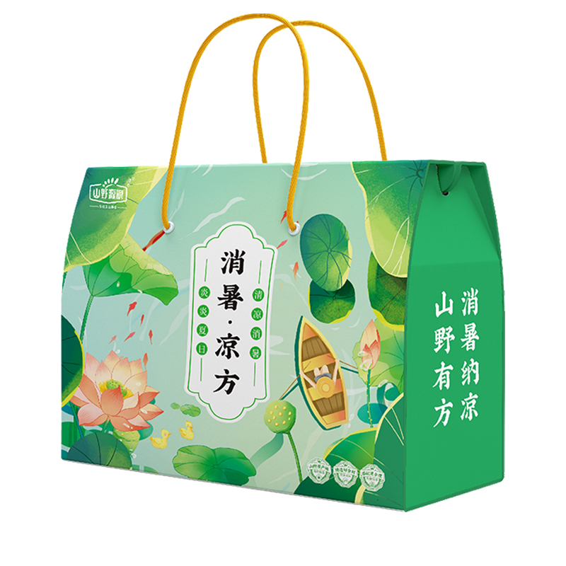 山野源粮消暑凉方礼盒五谷杂粮组合绿豆冰糖红枣清凉粥礼包