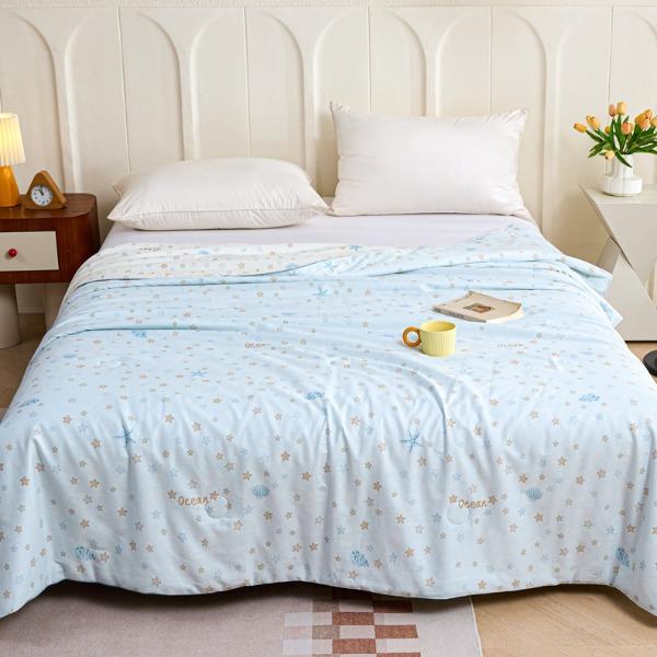 皮尔卡丹纯棉夏被拾星海岸PCAZ-26037