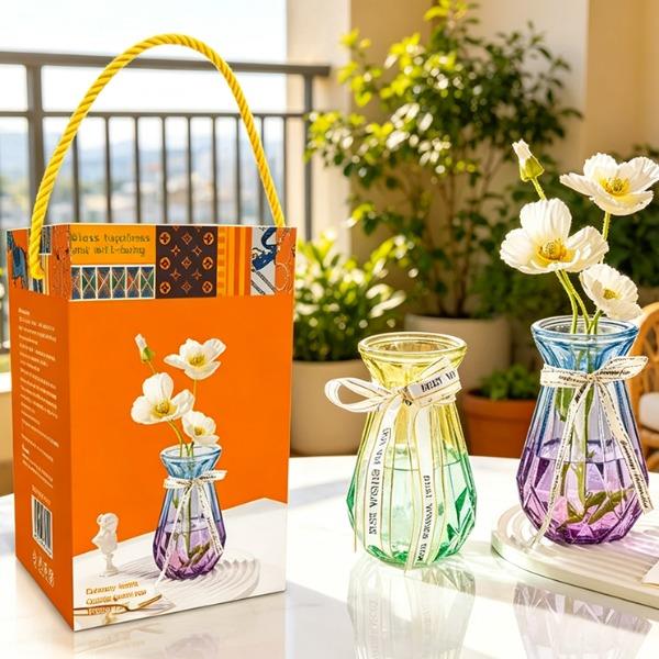 爱之旅韶华渐变色花瓶一件套