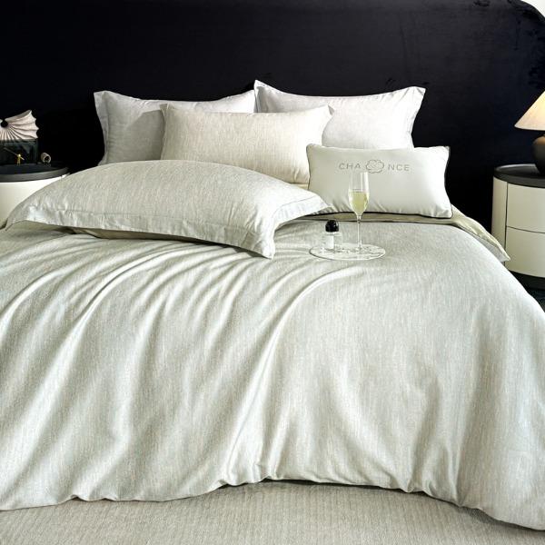 皮尔卡丹60支天丝提花四件套流绪微梦-绿PCAZ-26038