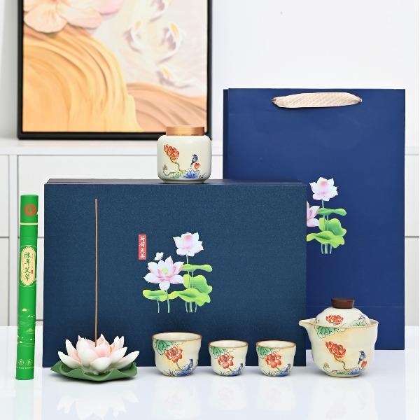 瓷語花香和和美美茶具套裝