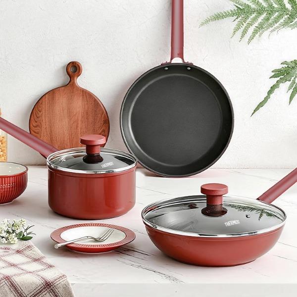 膳魔师轻雅系列不粘三件套KNSE-Sets2