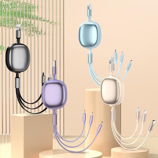 奧蘇米S9商務(wù)鋁合金66W快充伸縮數(shù)據(jù)線