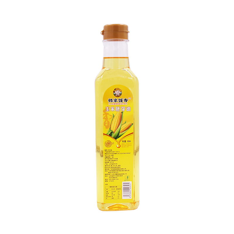 鄰家飯香非轉(zhuǎn)基因物理壓榨一級玉米油500ml/瓶LJFX34