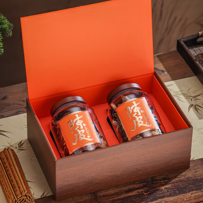 昀品堂-百福至臻新會(huì)陳皮柑寶雙拼禮盒QC-202320