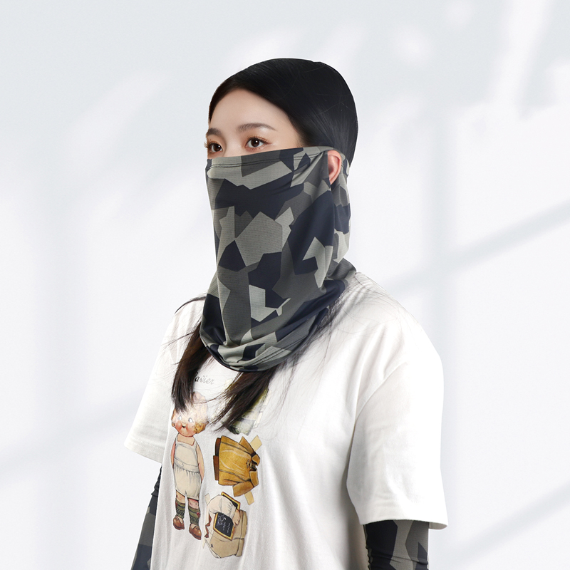 金絲莉冰絲摩登防曬面罩+冰袖兩件套JFS-1527/28