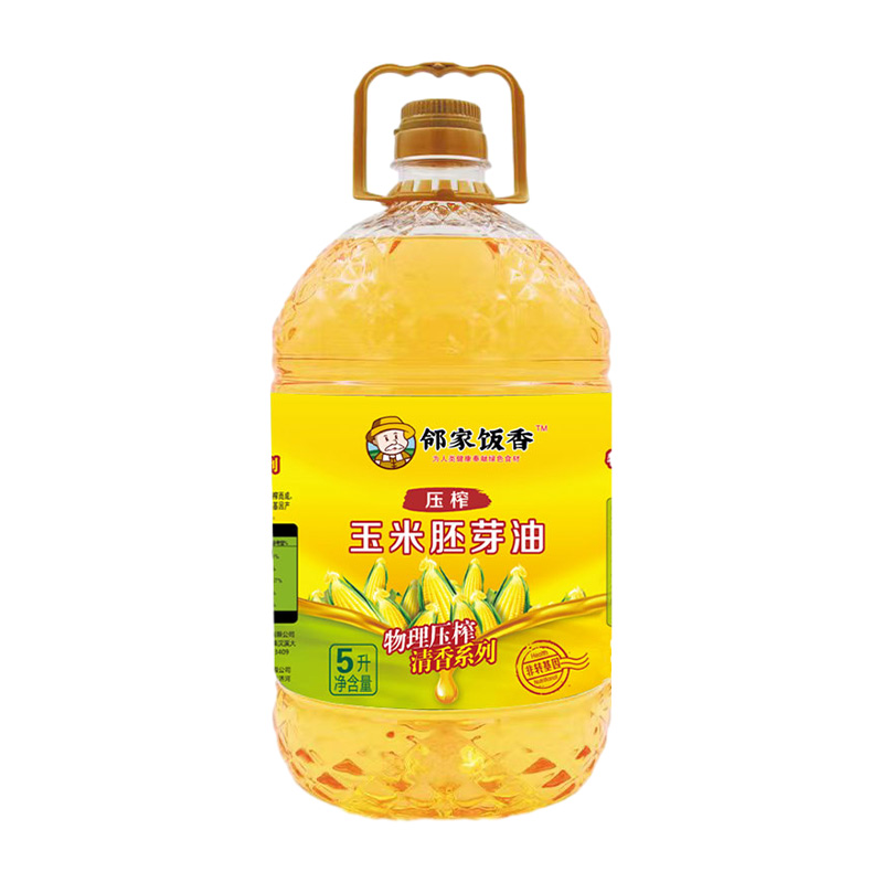 鄰家飯香非轉(zhuǎn)基因物理壓榨一級玉米油5L/桶LJFX135-Y
