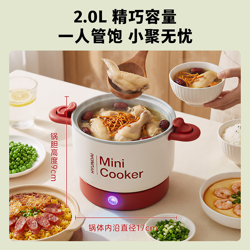 HYUNDAI多功能电煮锅BD-Z205X