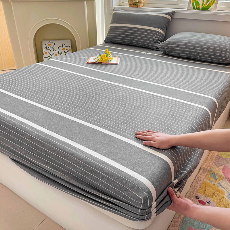 萱遇家纺老粗布床笠三件套X-L2928