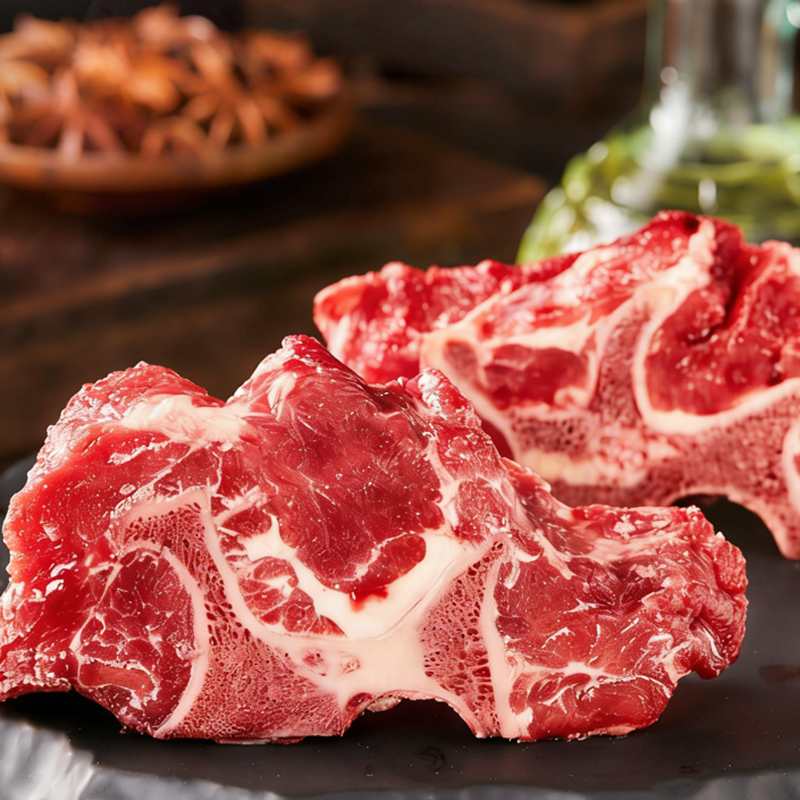 金世尊澳洲谷饲】安格斯原切满肉牛脊骨2袋装