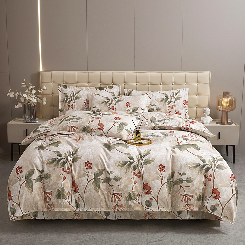 彼加曼BGM-T2612“香满园”生态磨毛床饰套件