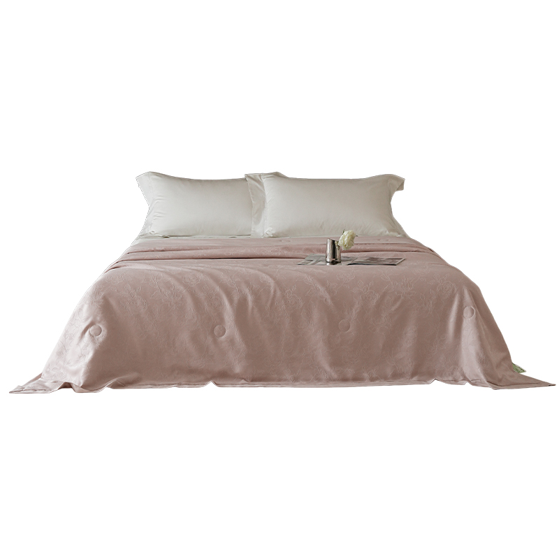 <赫兰希>天丝长绒棉提花夏凉被-玫瑰之约