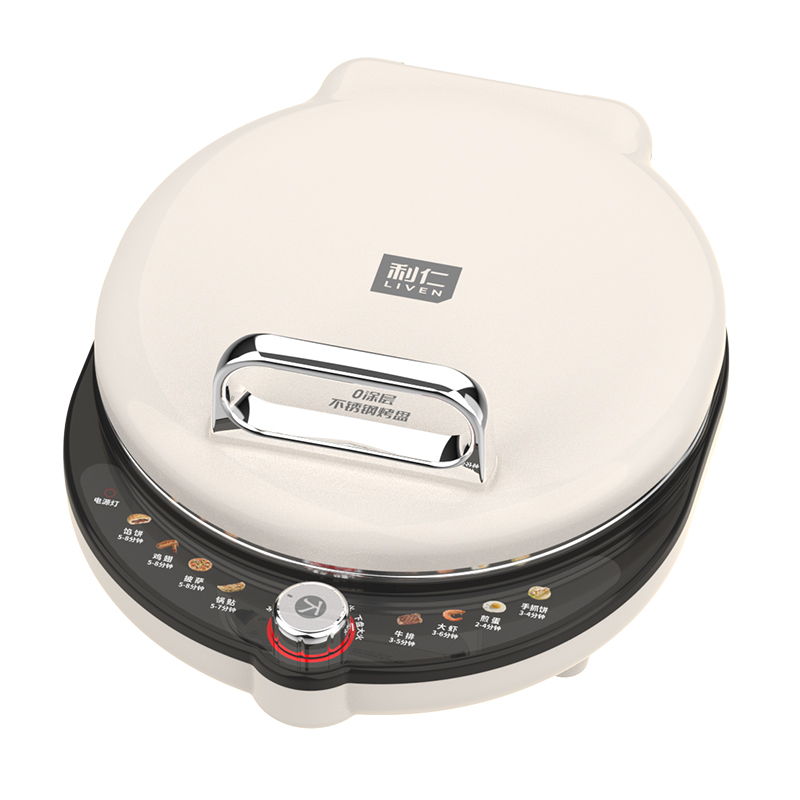 利仁小钢人0涂层电饼铛38mm加深盘LR-XGR3296