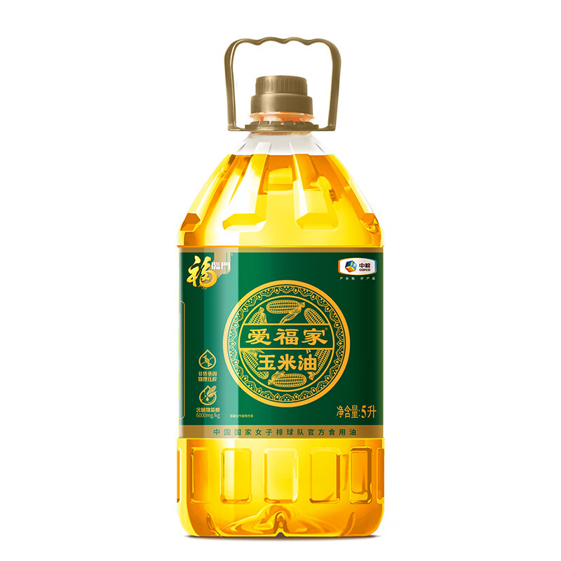 中糧福臨門愛福家玉米油5L