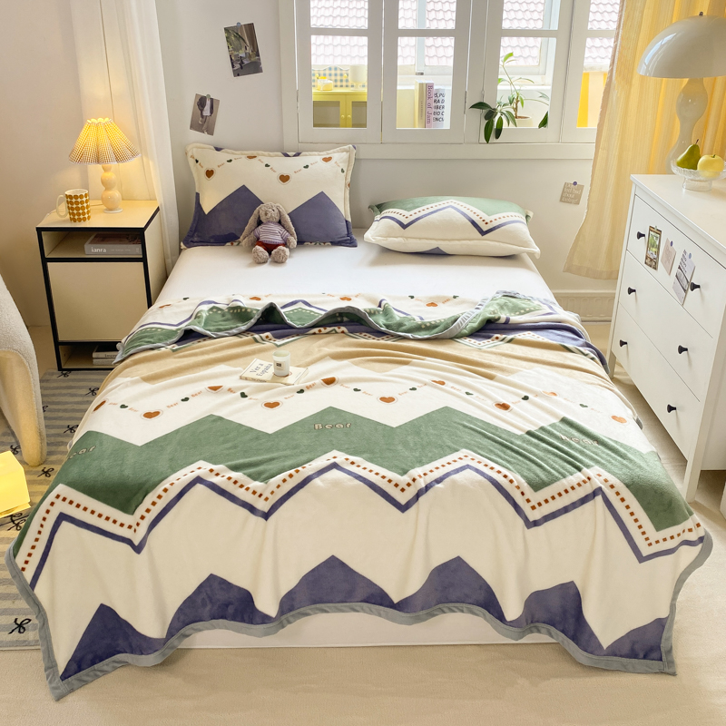 百丽安娜舒柔轻奢四季盖毯-艺彩