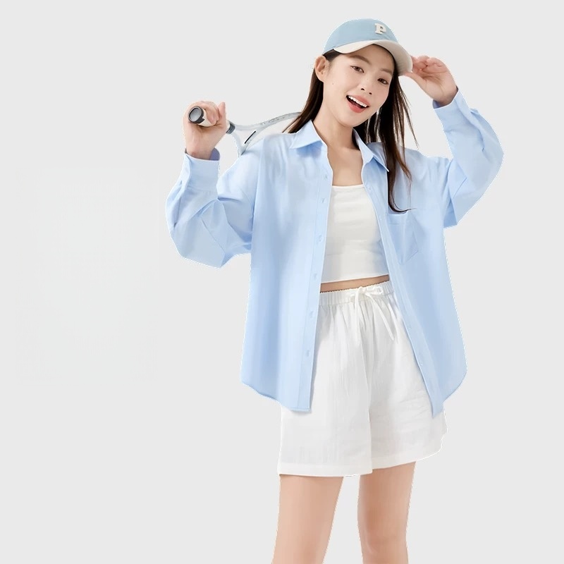 絲語(yǔ)棠防曬休閑襯衫