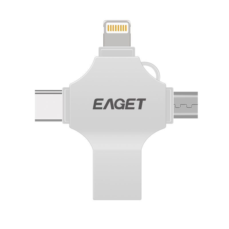 (EAGET)憶捷CF12手機電腦兩用四合一U盤32G