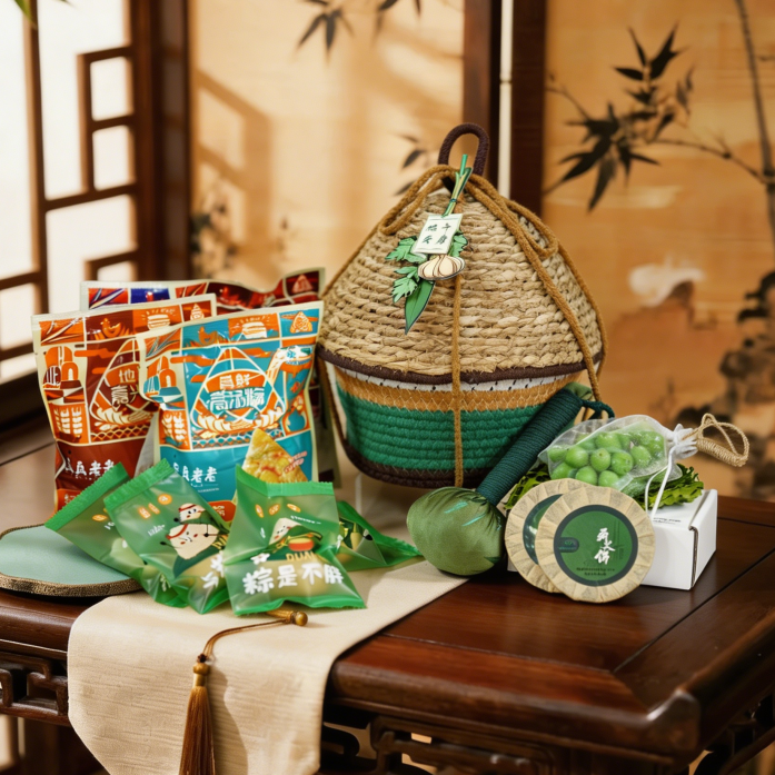 渝情渝礼伴手礼端午粽子礼盒端午粽礼·嘉穗盈框A