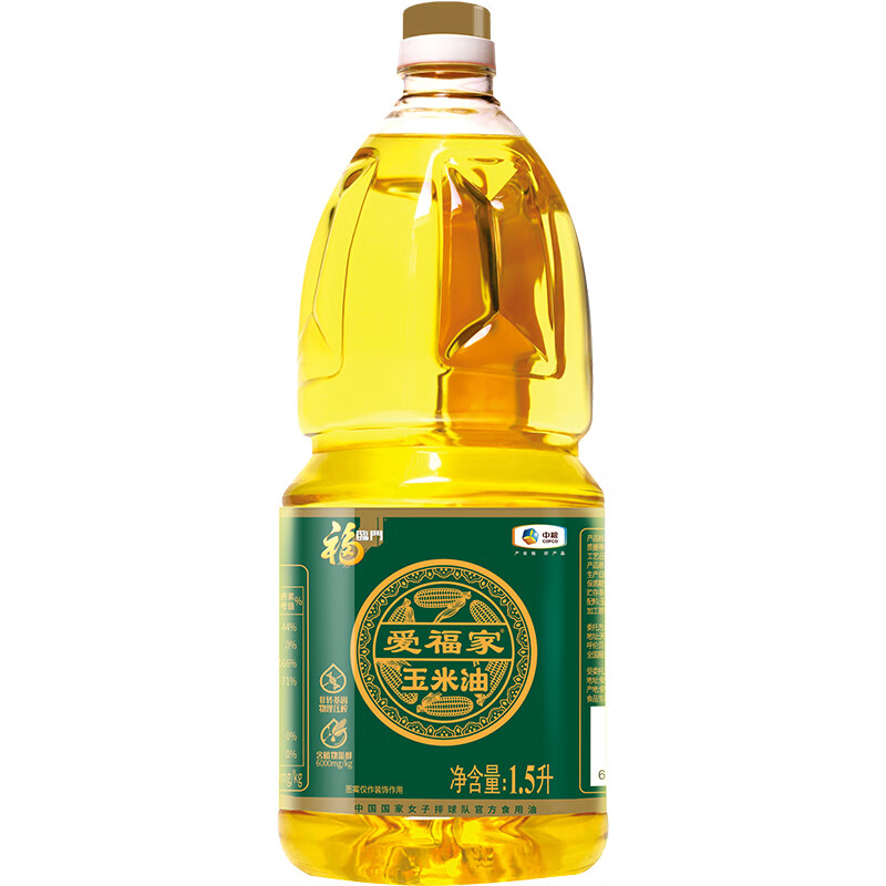 中糧福臨門愛福家玉米油1.5L