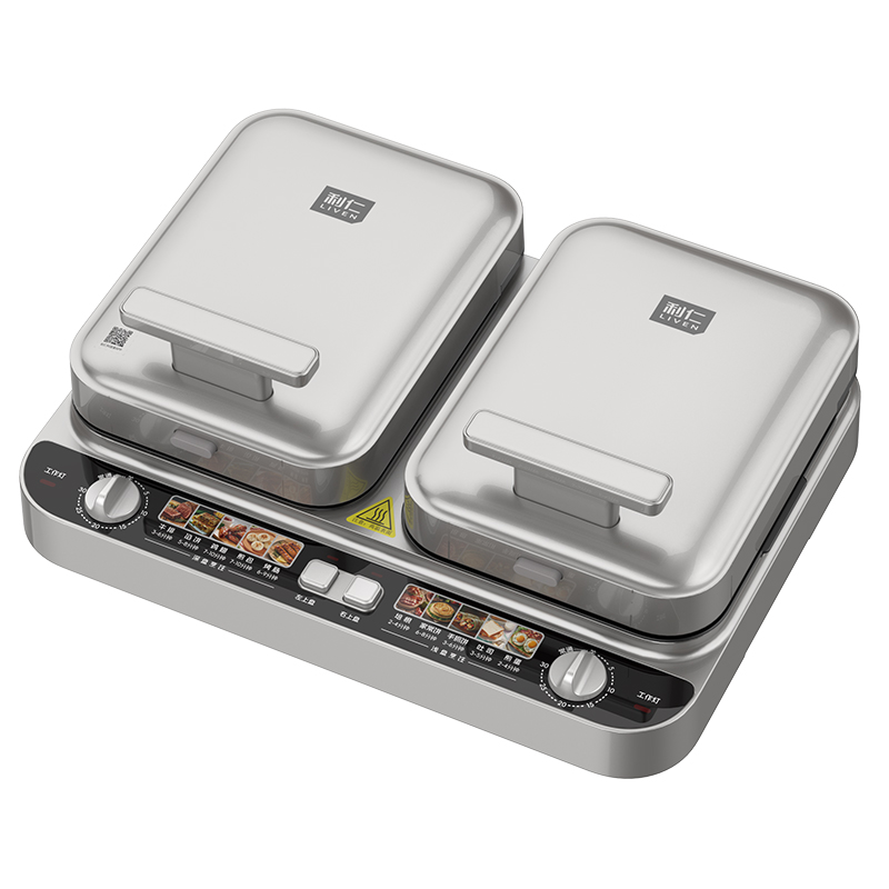 利仁双盘可拆卸电饼铛LR-J1259