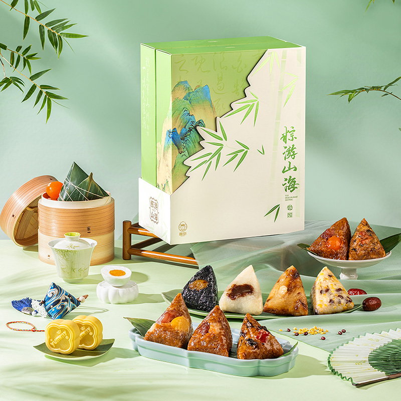 雅觅千里江山·南北粽1660g