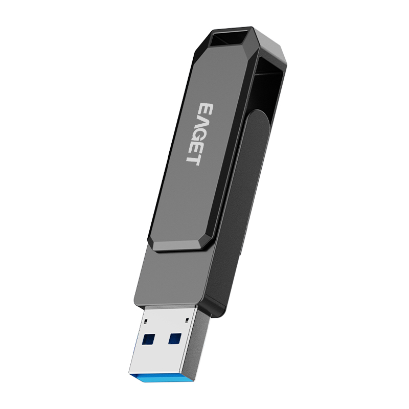憶捷HF66USB3.2U盤高速全金屬旋轉(zhuǎn)優(yōu)盤128G