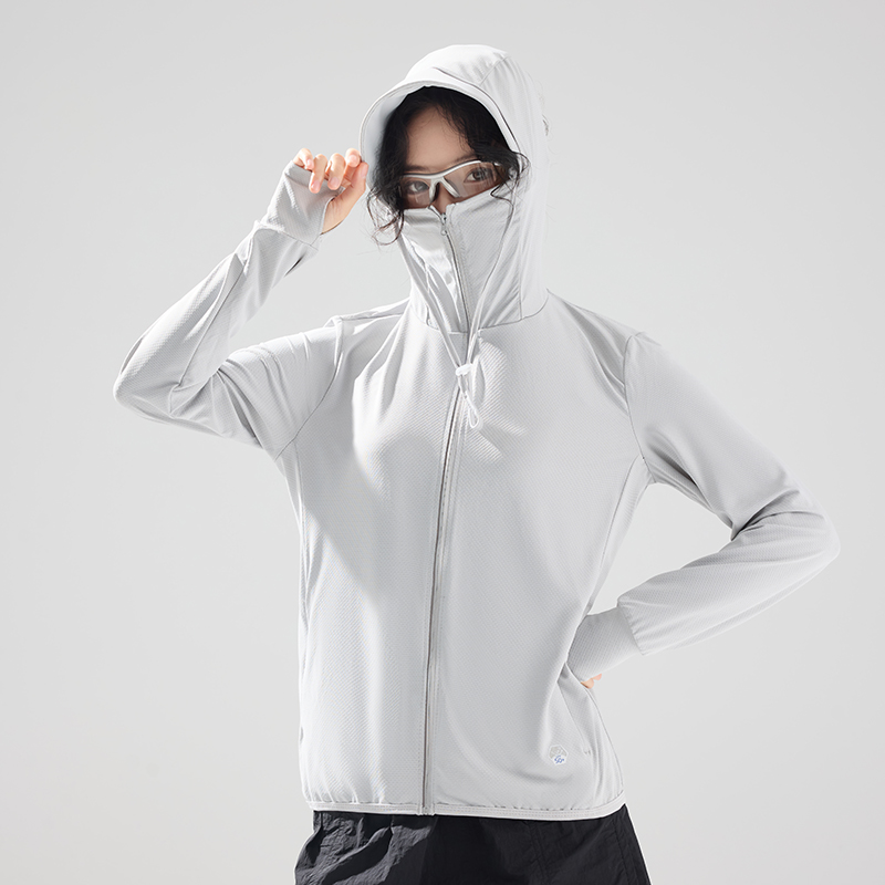 絲語棠大帽檐輕薄防曬衣