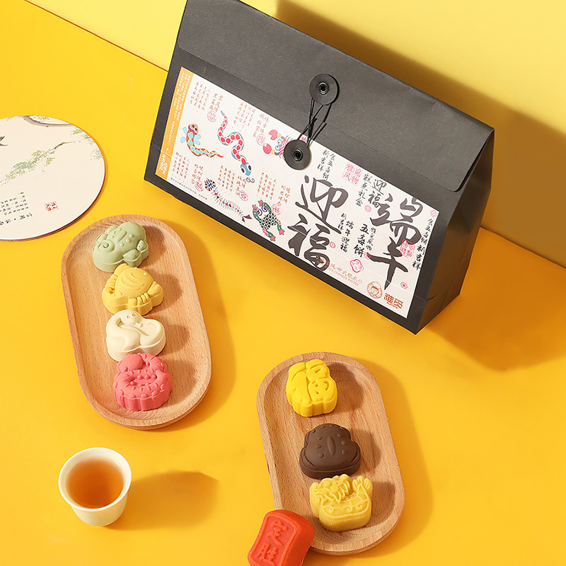 雅觅言鲭·谷雨五毒国潮点心礼盒405g