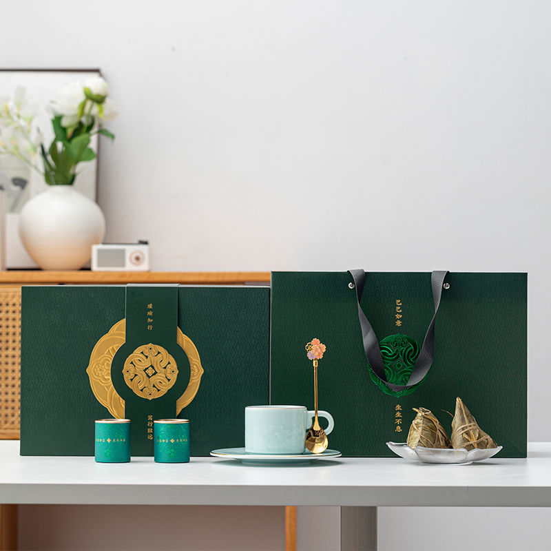 沏一杯茶瑾【瑜知行】端午茶咖套装