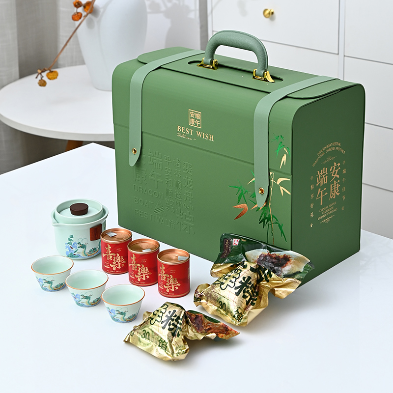 瓷语花香端午安康茶礼套装
