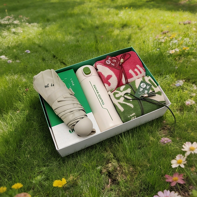 炫彩保溫杯毛巾雨傘套裝A8B11S2