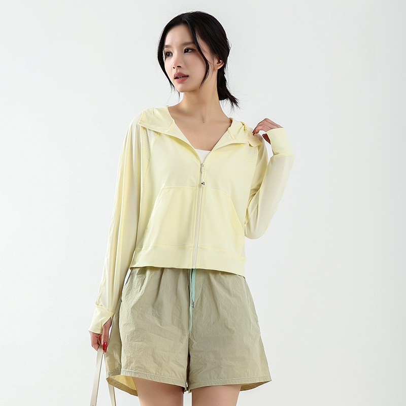 丝语棠超宽松四叶草防晒衣