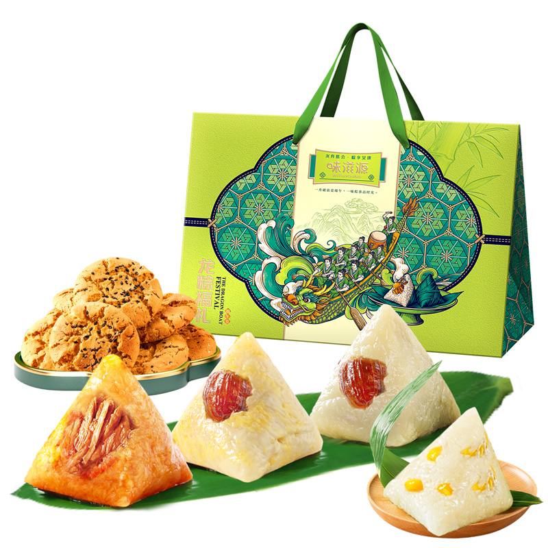 味滋源龙粽福礼端午礼盒828g