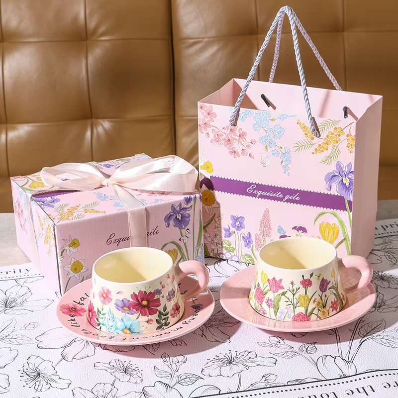 锦知兴-繁花咖啡杯碟套装