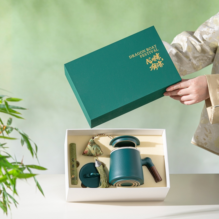 DONGYUE东悦端午·艾香茶具四件套装