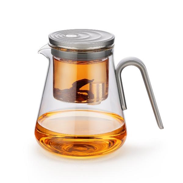 尚明无杆磁炫飘逸杯水滴波纹盖P012A枪黑色-800mL